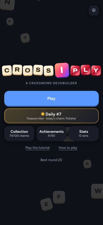 The title screen